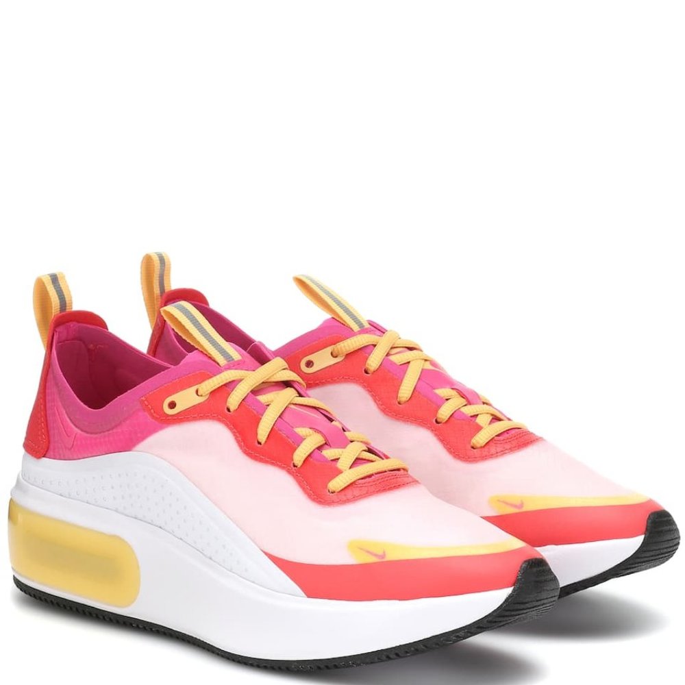 Nike Women's Sneakers - Pink, Red, Yellow